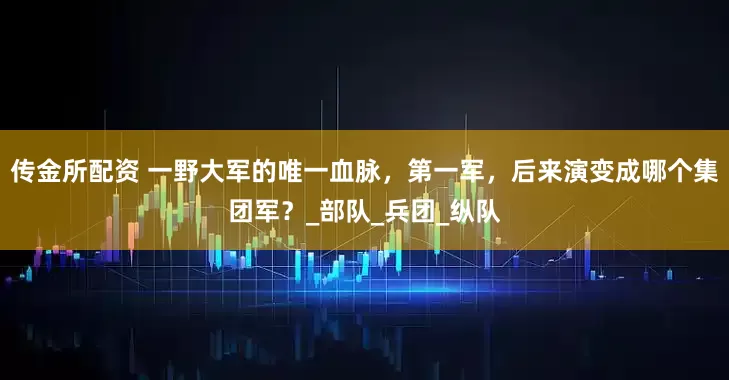 传金所配资 一野大军的唯一血脉，第一军，后来演变成哪个集团军？_部队_兵团_纵队